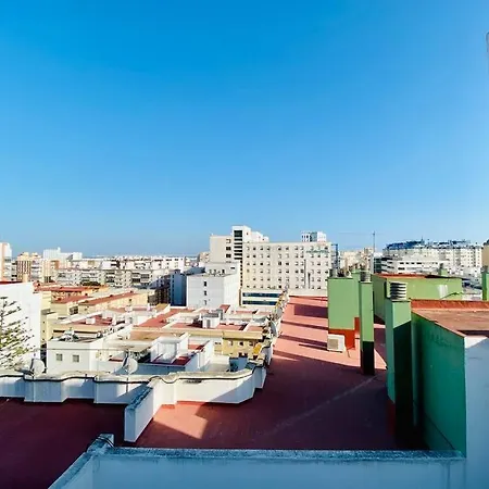 Ferienwohnung Penthouse Mara Ascensor Y Playa Grupo Ac Gestion Cádiz Exterior foto